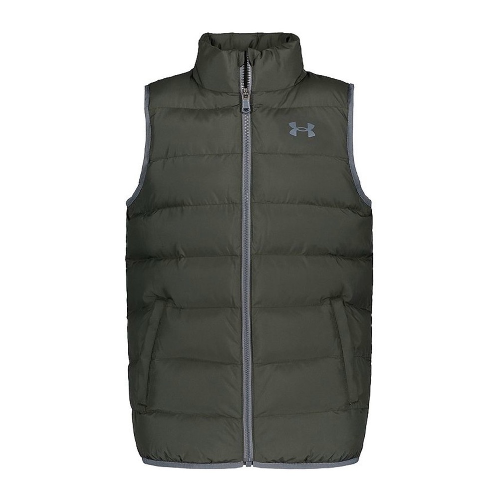 Under Armour Boys Dark Green Puffer Vest
